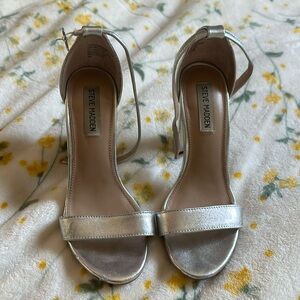 Steve Madden Carsson Heels in silver